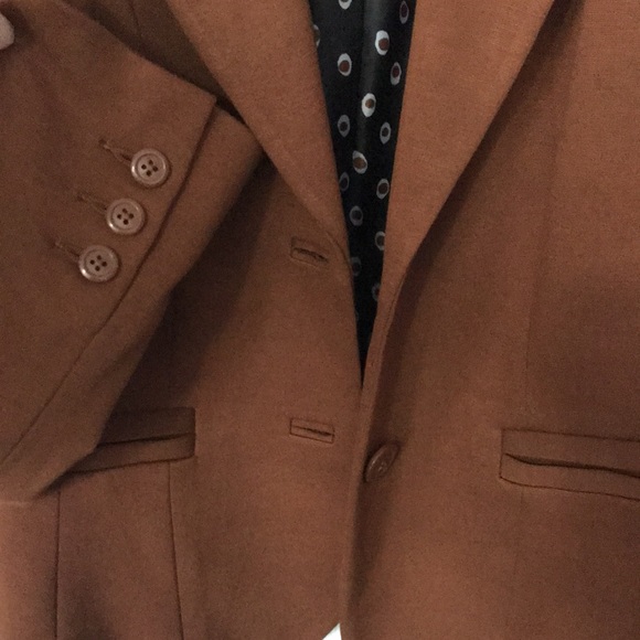 Vintage Cleo Blazer, Copper / Burnt Orange Colour; Fully Lined; Sz: 2P - Picture 10 of 10